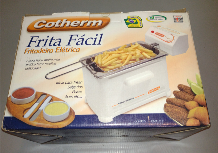 Fritadeira Elétrica 1 Cuba 2 Litros Frita Fácil Cotherm 220V(Baixou o preço)