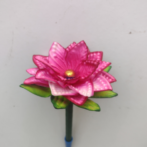 Caneta artesanal em forma de Flores diversas